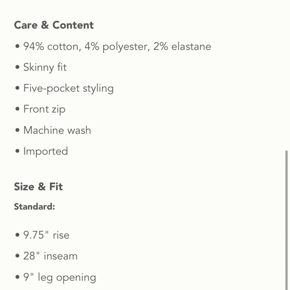 ANTHROPOLOGIE PILCRO IRIS High Rise Skinny JEANS size 27 - Picture 13 of 13